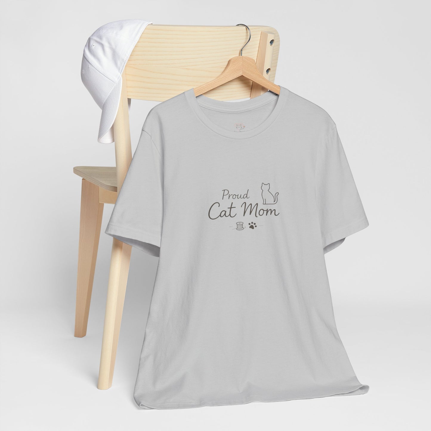 Proud Cat Mom T‑Shirt — Cute Sleeping Cat Tee