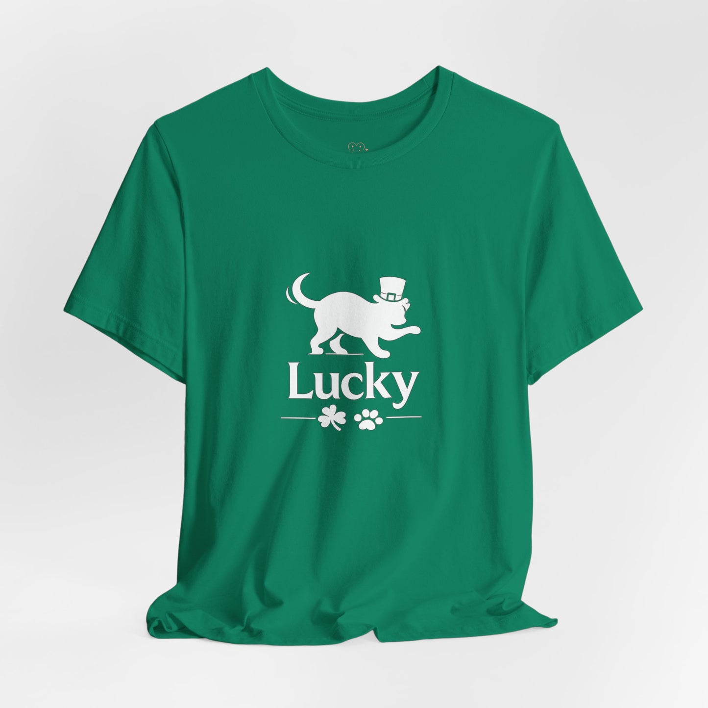 Lucky Cat St. Patrick’s Day T-Shirt | Minimalist Irish Cat Graphic