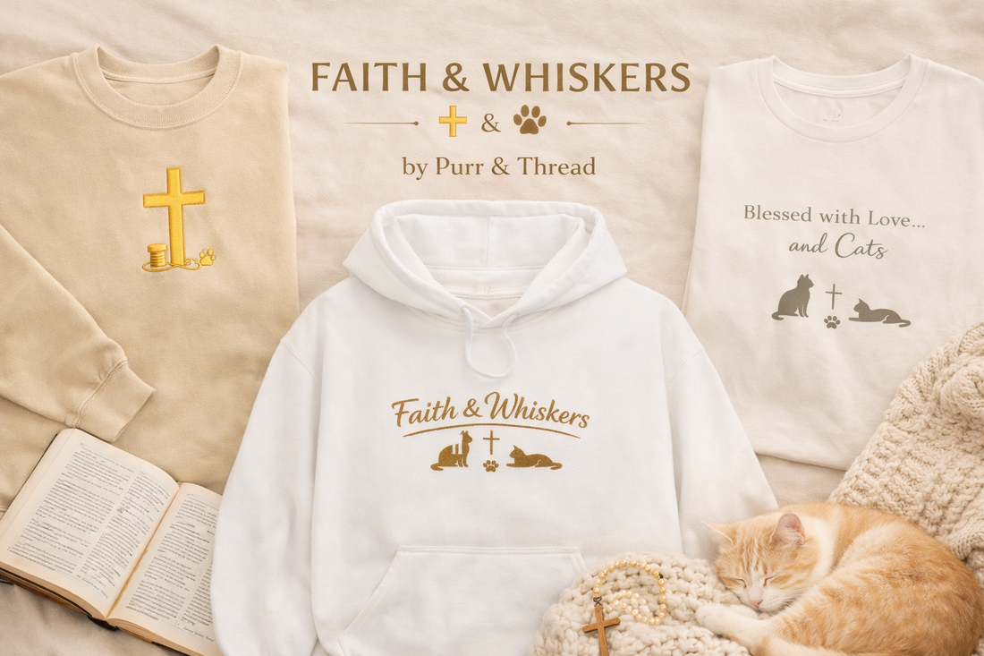 Faith & Whiskers: Where Belief, Comfort, and Cat Love Meet 🐾✝️