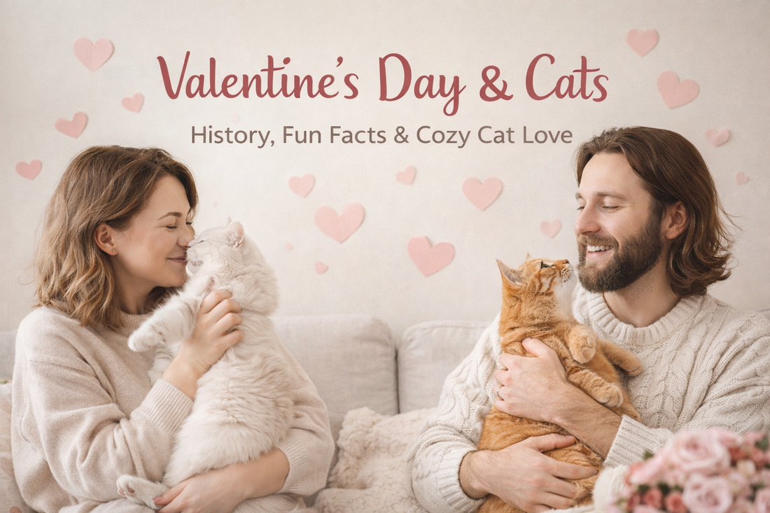 Love and Whiskers: Valentine’s Day Through History… With Cats! 💘🐱