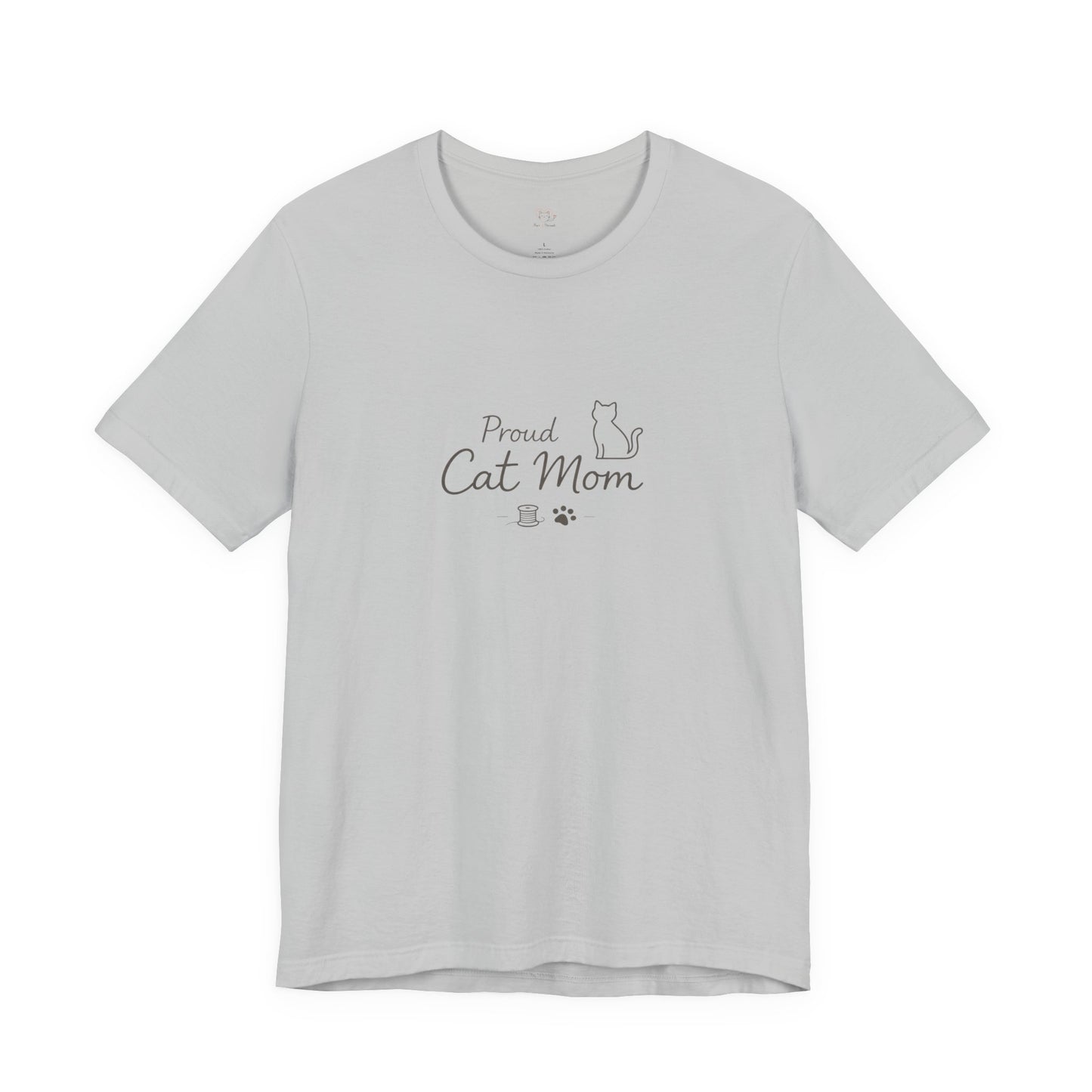 Proud Cat Mom T‑Shirt — Cute Sleeping Cat Tee