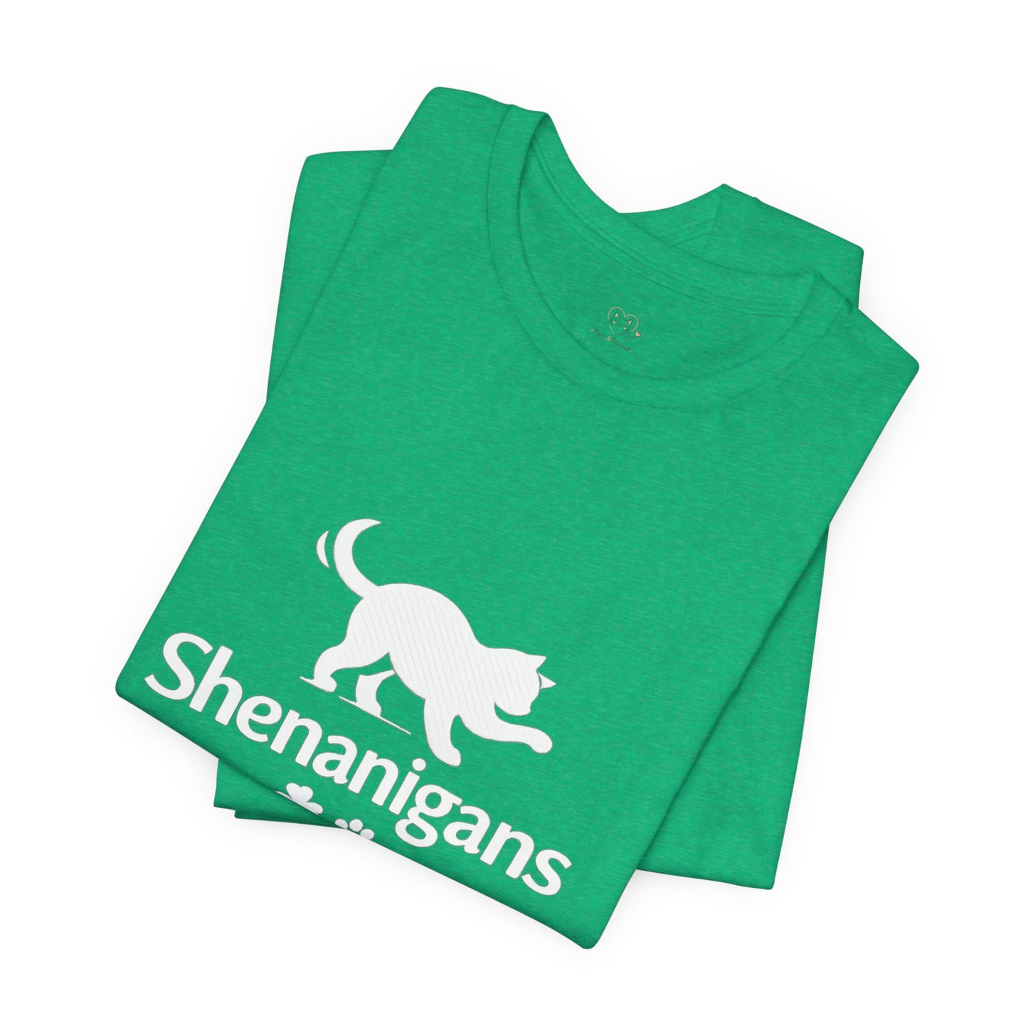Shenanigans Cat Shirt – St. Patrick’s Day Tee for Cat Lovers