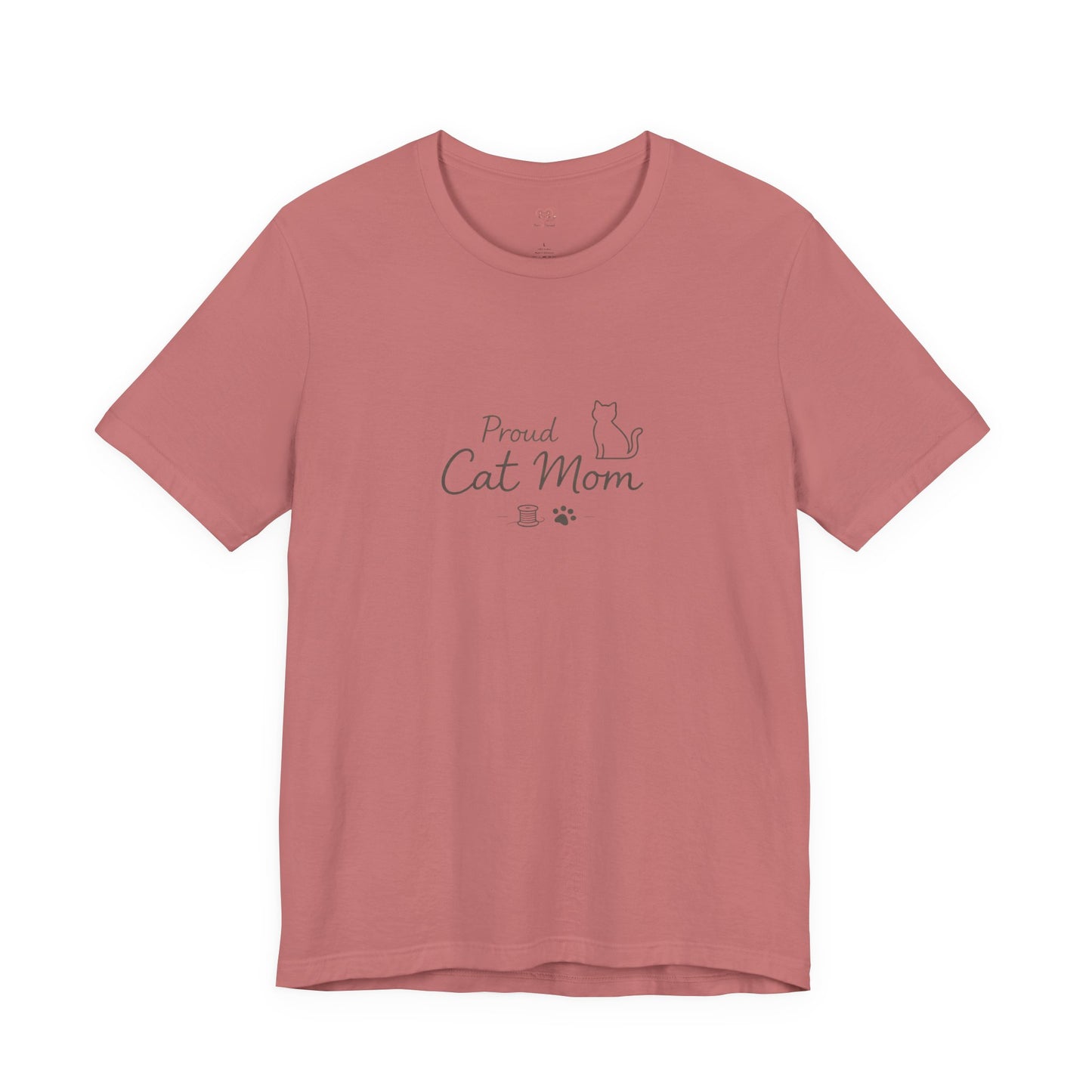 Proud Cat Mom T‑Shirt — Cute Sleeping Cat Tee