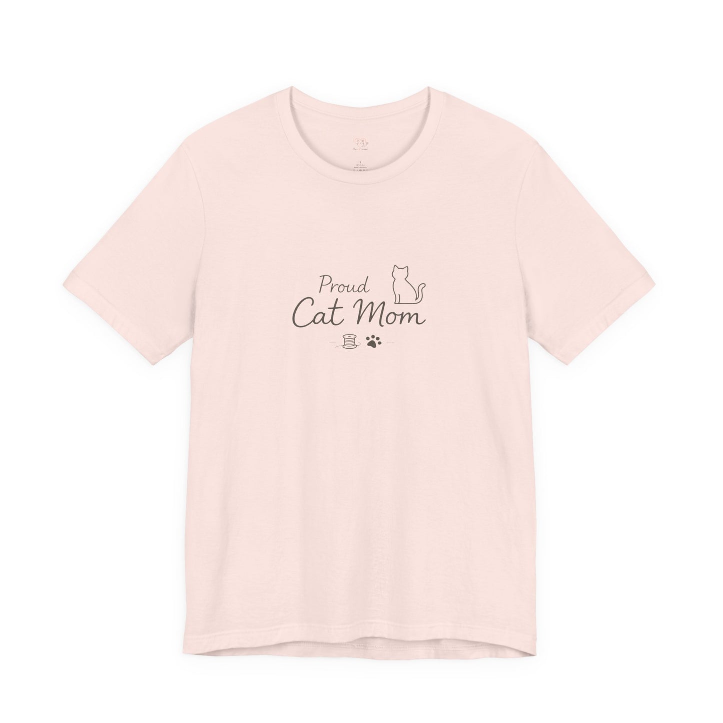 Proud Cat Mom T‑Shirt — Cute Sleeping Cat Tee