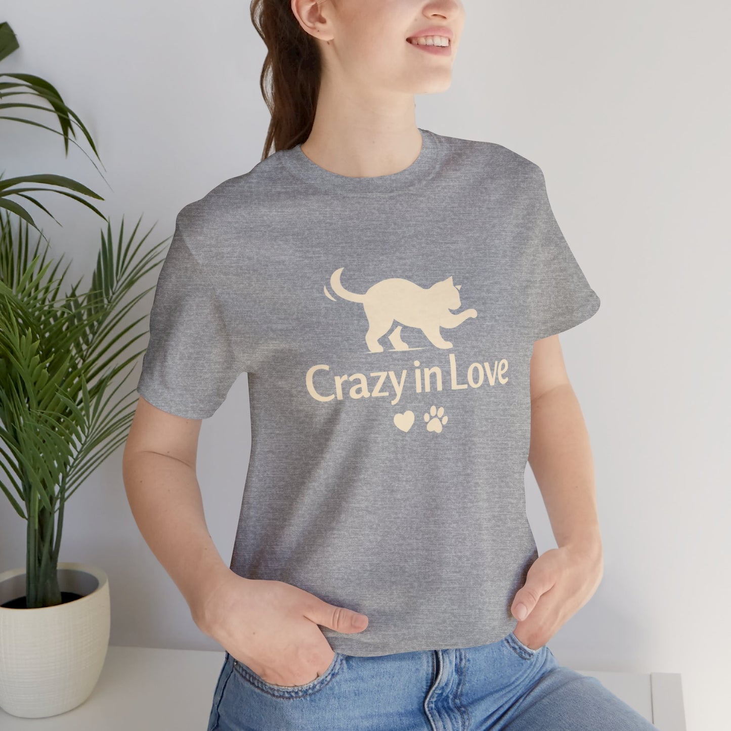 Crazy in Love Cat Valentine Shirt | Cozy Cat Lover Tee