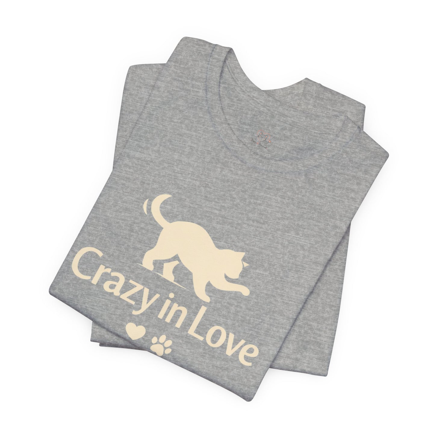 Crazy in Love Cat Valentine Shirt | Cozy Cat Lover Tee