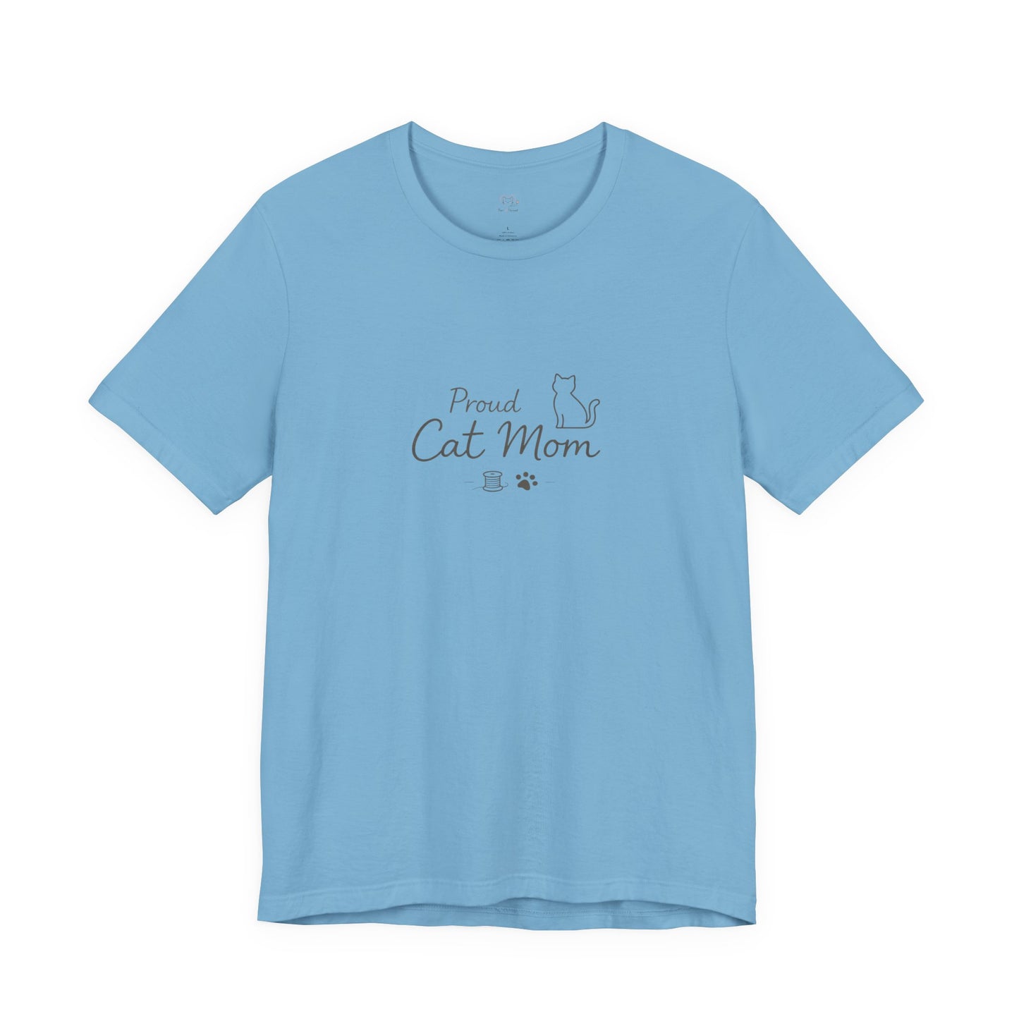 Proud Cat Mom T‑Shirt — Cute Sleeping Cat Tee