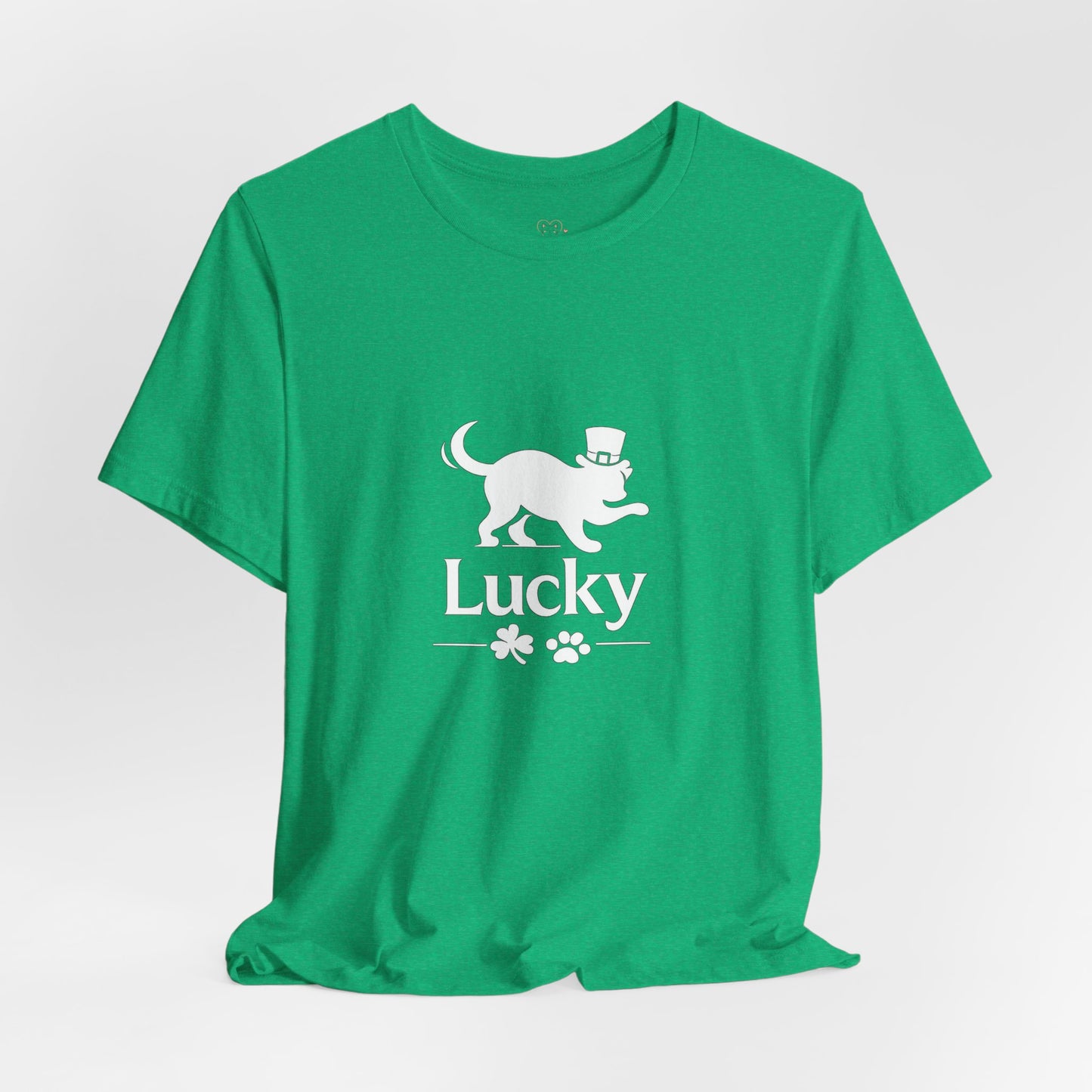 Lucky Cat St. Patrick’s Day T-Shirt | Minimalist Irish Cat Graphic