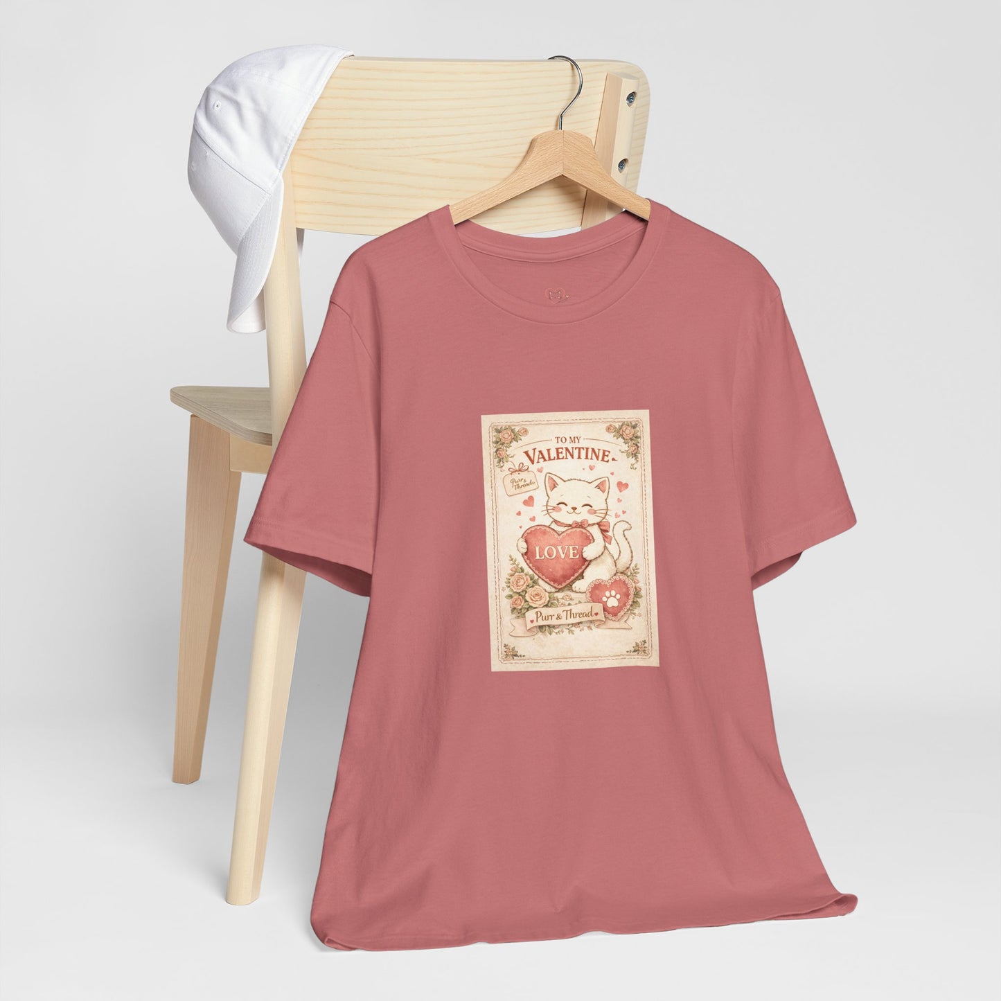 Vintage Postcard Valentine Cat Shirt | Vintage Cat Lover Tee