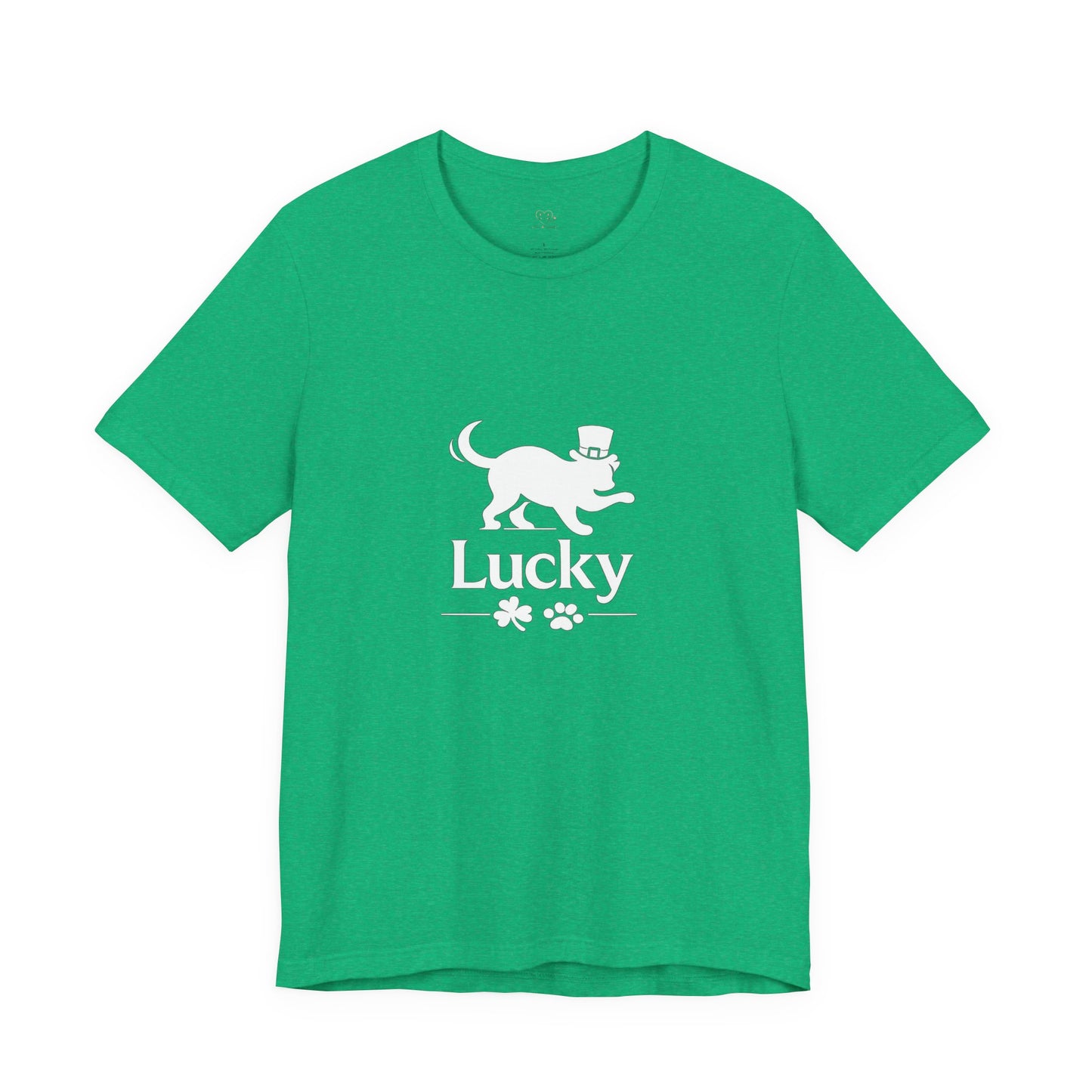 Lucky Cat St. Patrick’s Day T-Shirt | Minimalist Irish Cat Graphic
