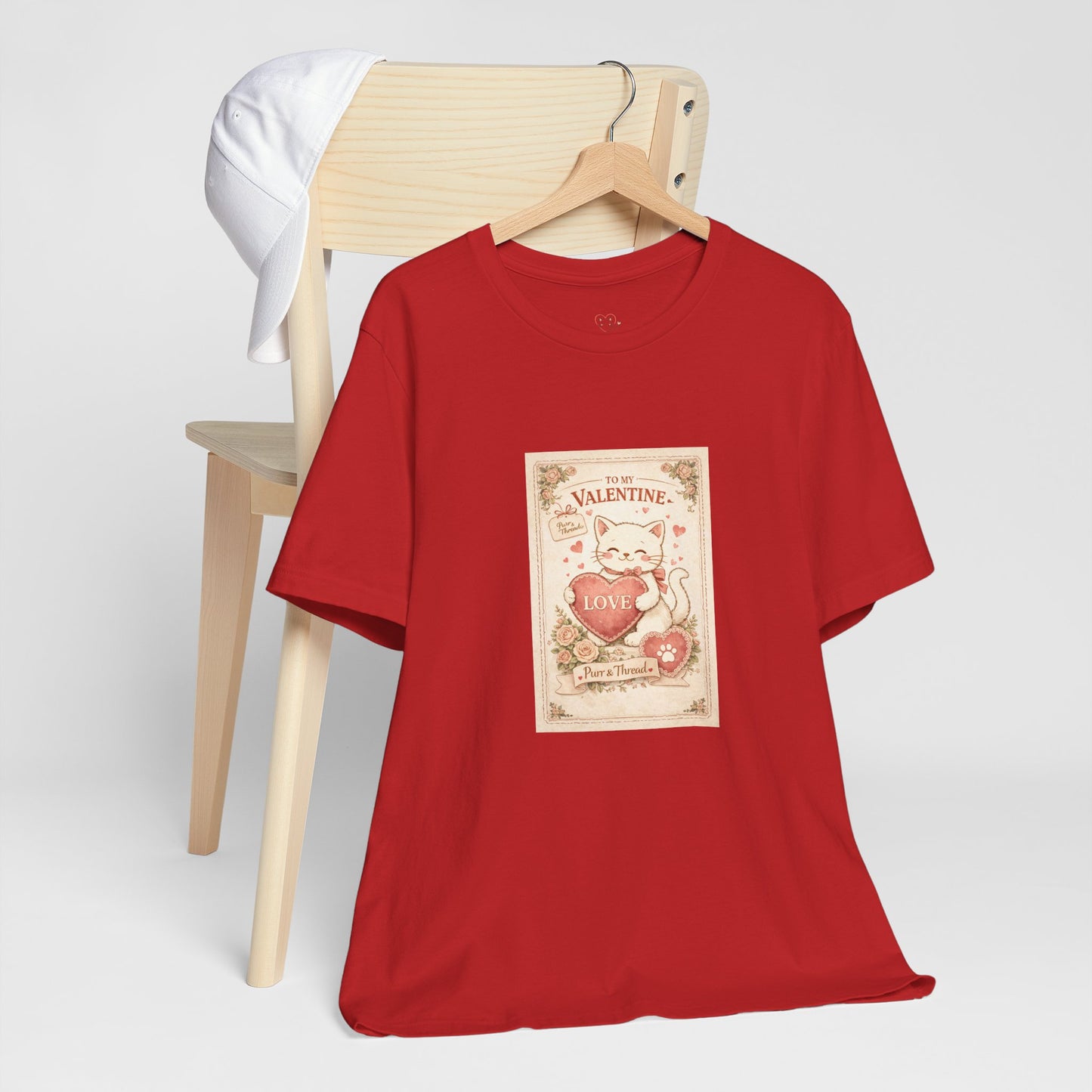 Vintage Postcard Valentine Cat Shirt | Vintage Cat Lover Tee