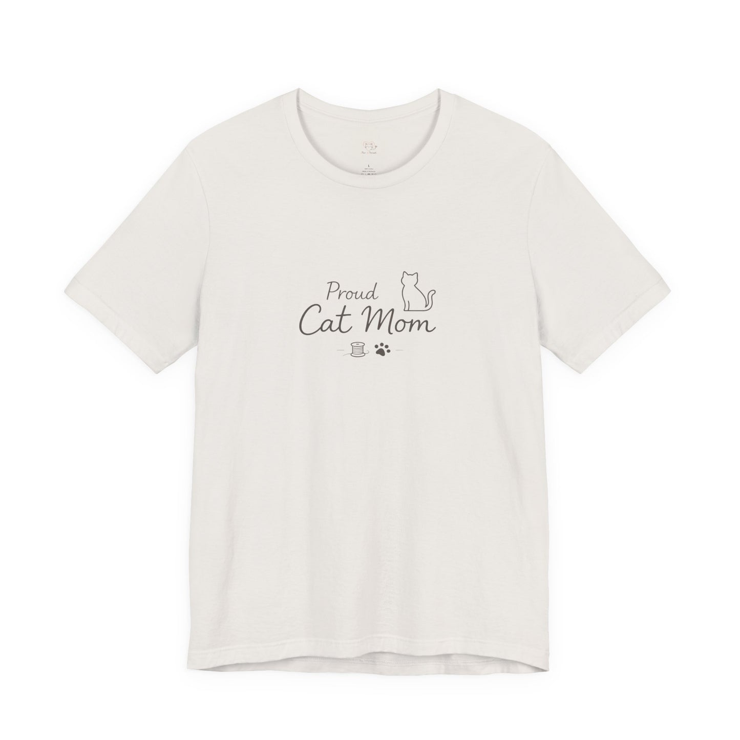 Proud Cat Mom T‑Shirt — Cute Sleeping Cat Tee