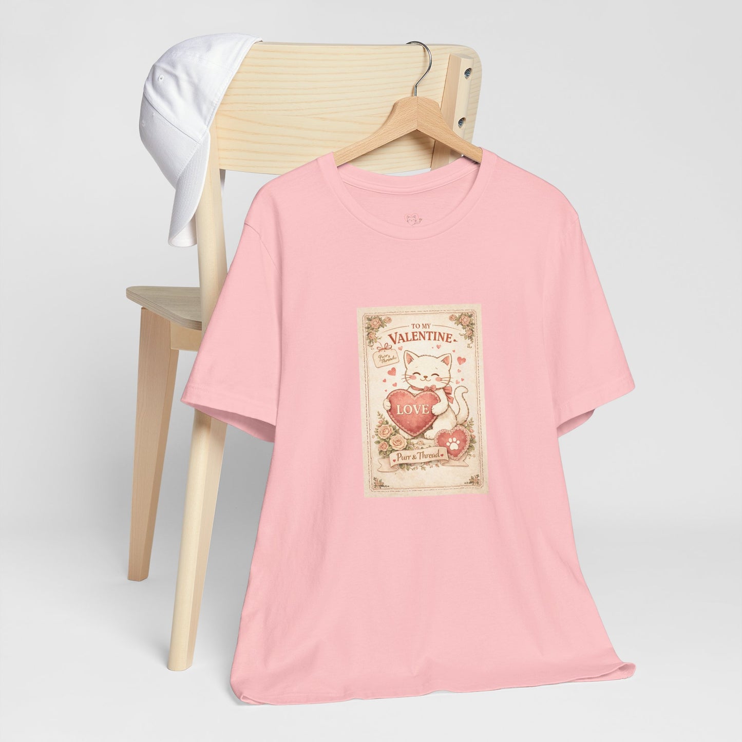 Vintage Postcard Valentine Cat Shirt | Vintage Cat Lover Tee