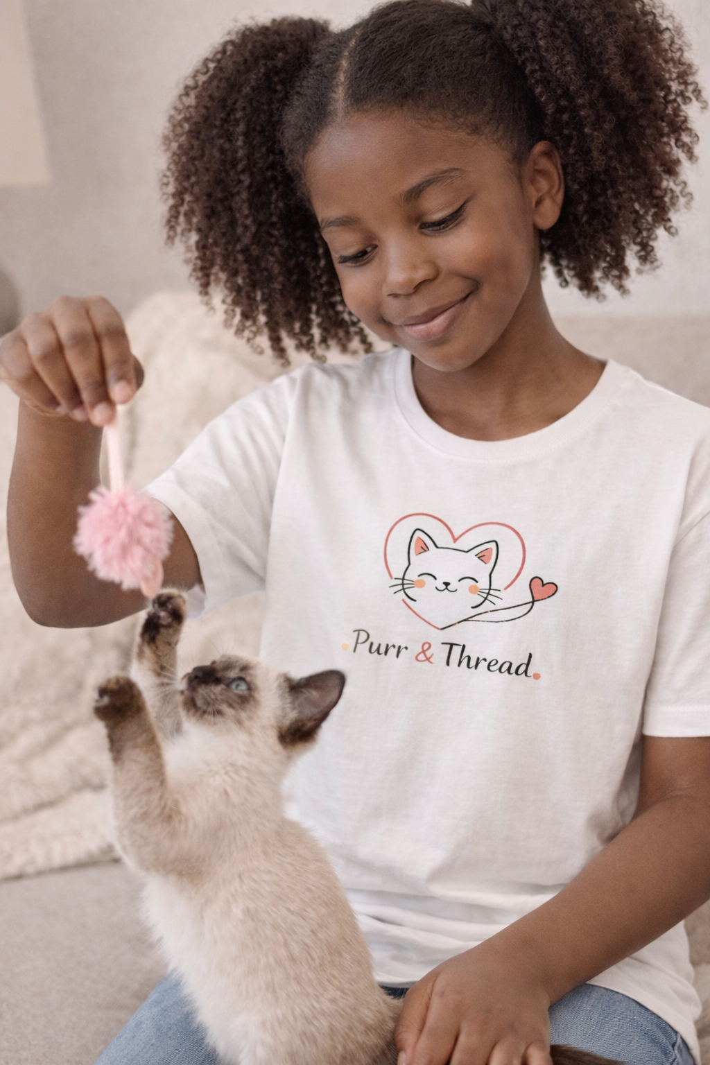 Purr & Thread Cat Shirt | Cat Lover Tee