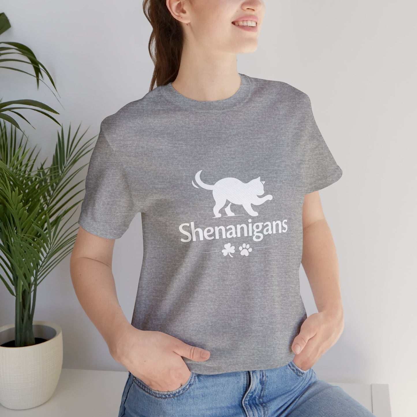 Shenanigans Cat Shirt – St. Patrick’s Day Tee for Cat Lovers