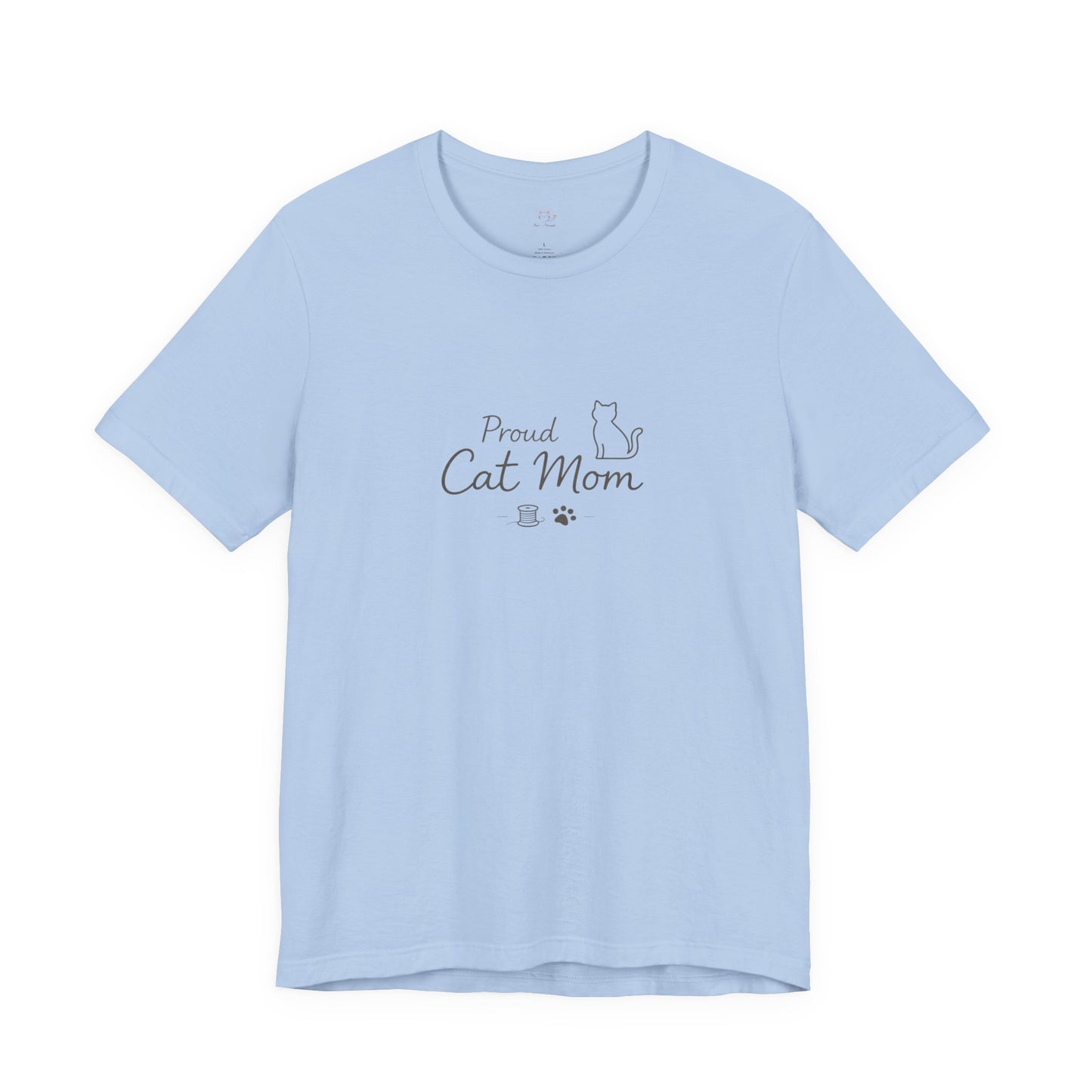 Proud Cat Mom T‑Shirt — Cute Sleeping Cat Tee