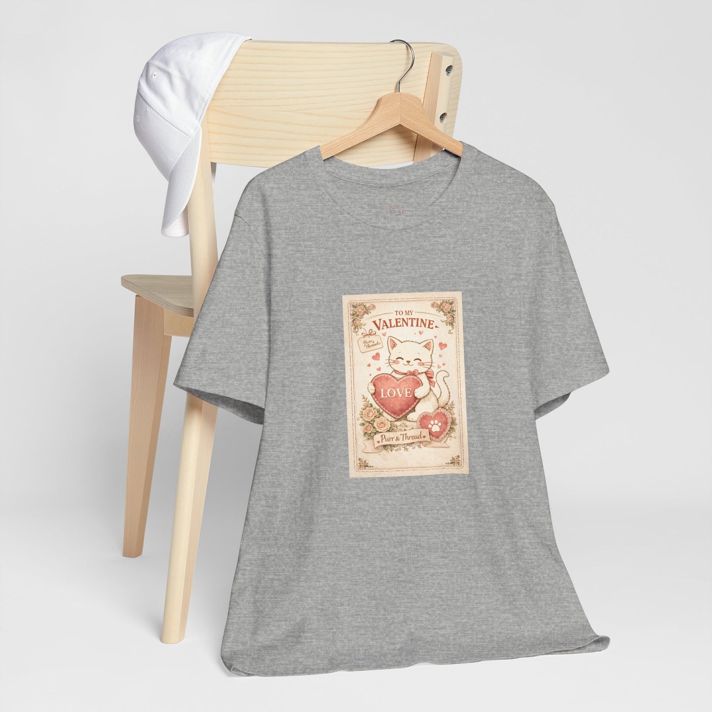 Vintage Postcard Valentine Cat Shirt | Vintage Cat Lover Tee