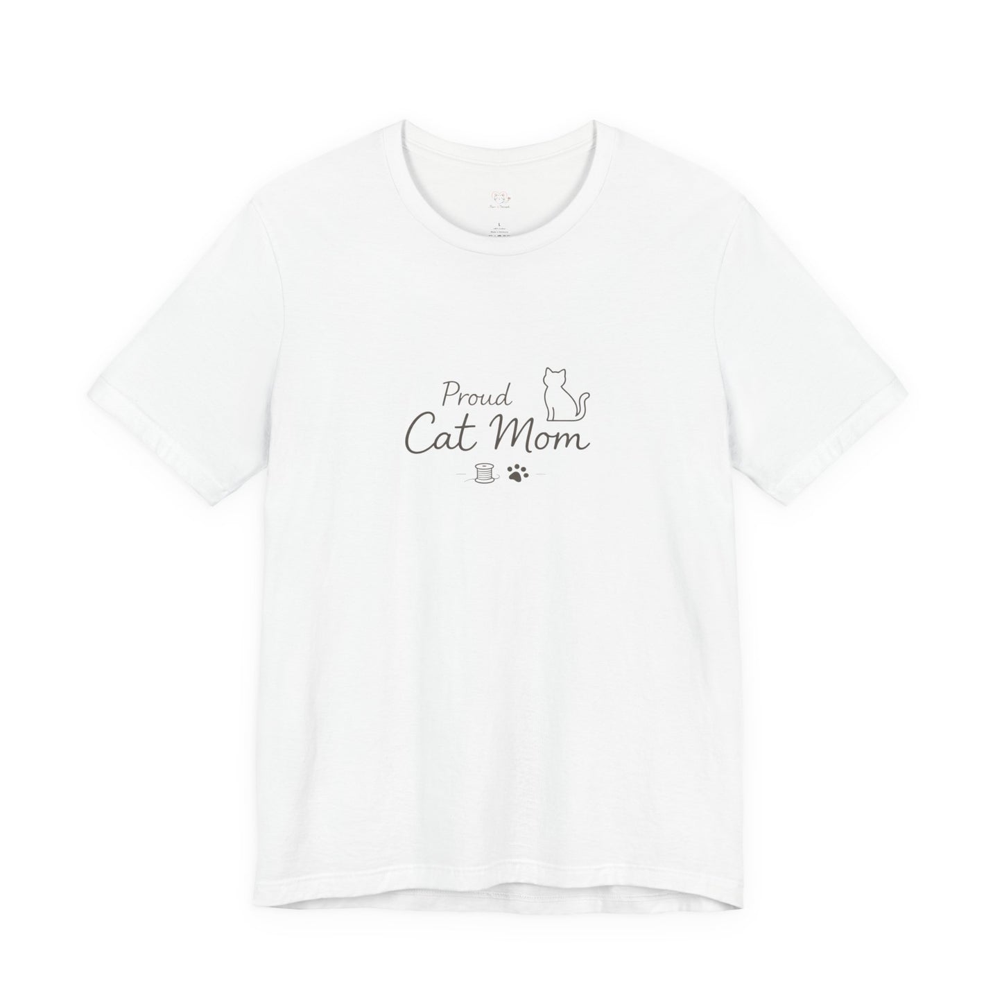 Proud Cat Mom T‑Shirt — Cute Sleeping Cat Tee