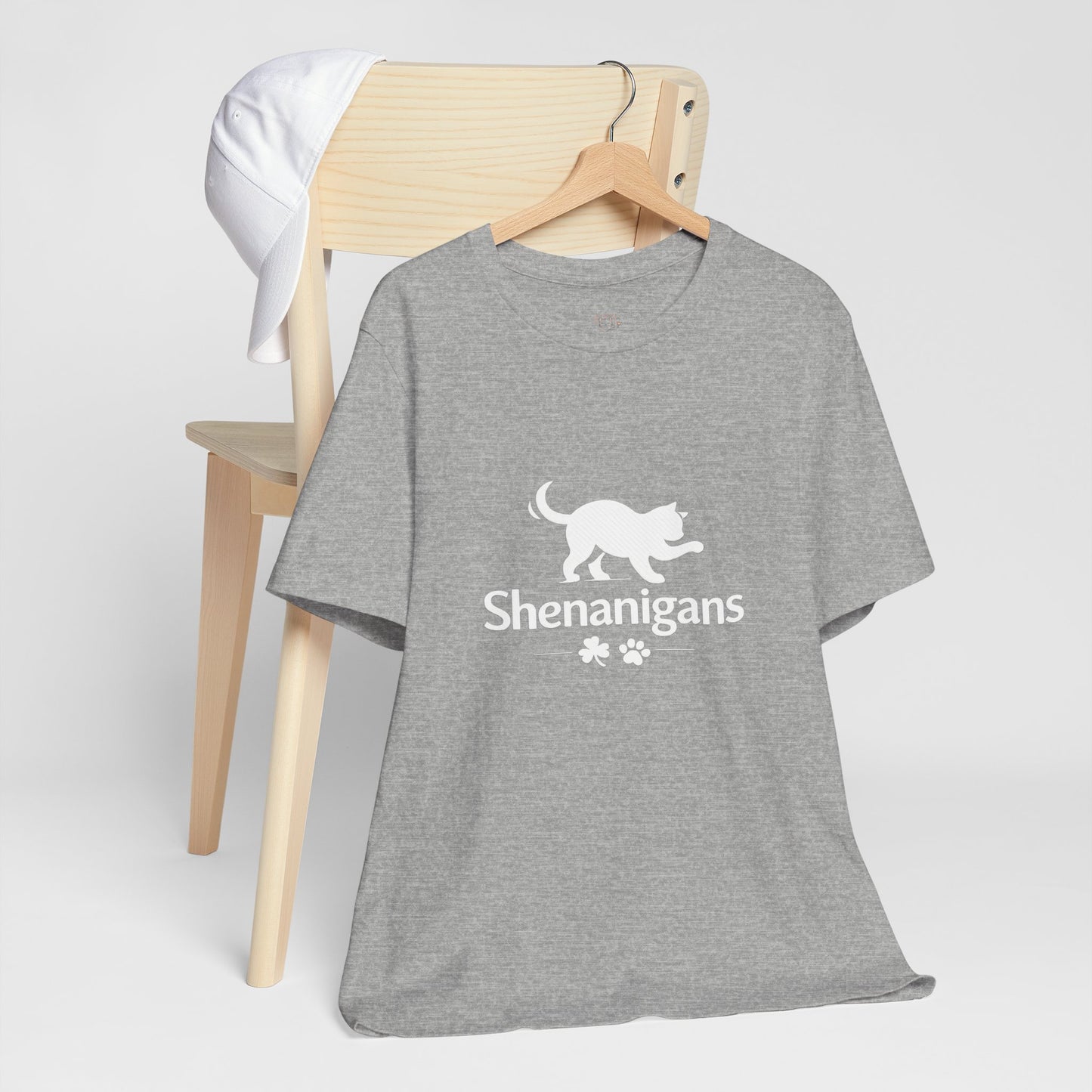 Shenanigans Cat Shirt – St. Patrick’s Day Tee for Cat Lovers