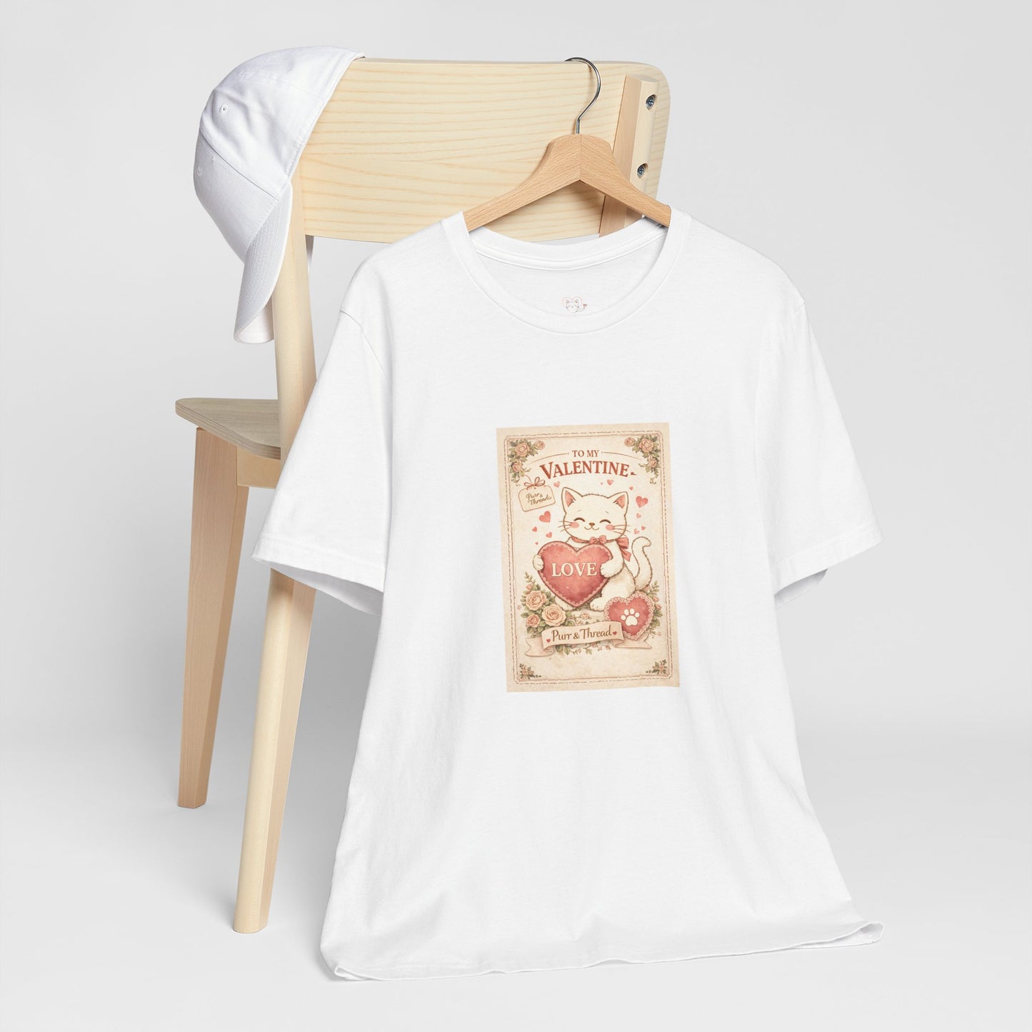 Vintage Postcard Valentine Cat Shirt | Vintage Cat Lover Tee