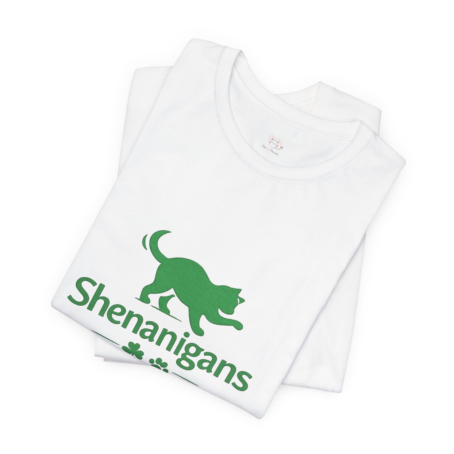 Shenanigans Cat Shirt – St. Patrick’s Day Tee for Cat Lovers