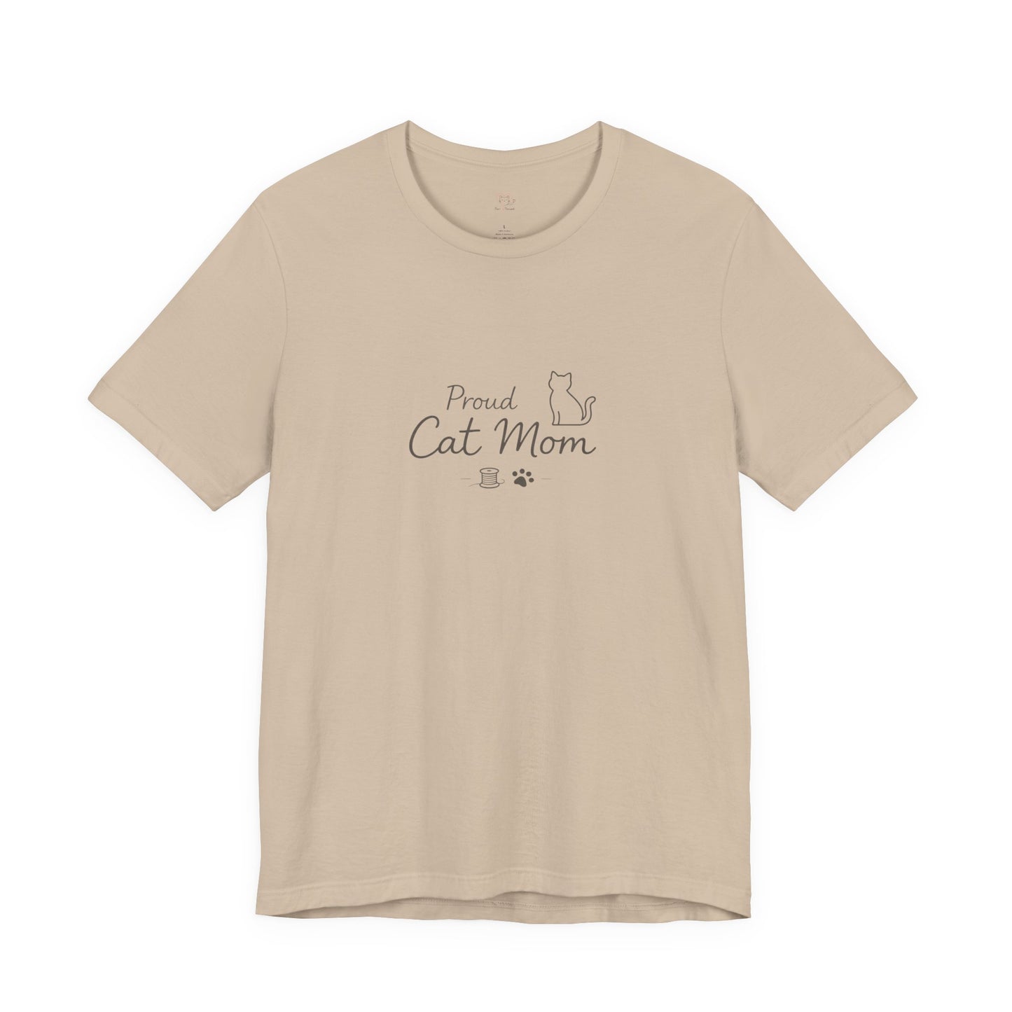 Proud Cat Mom T‑Shirt — Cute Sleeping Cat Tee