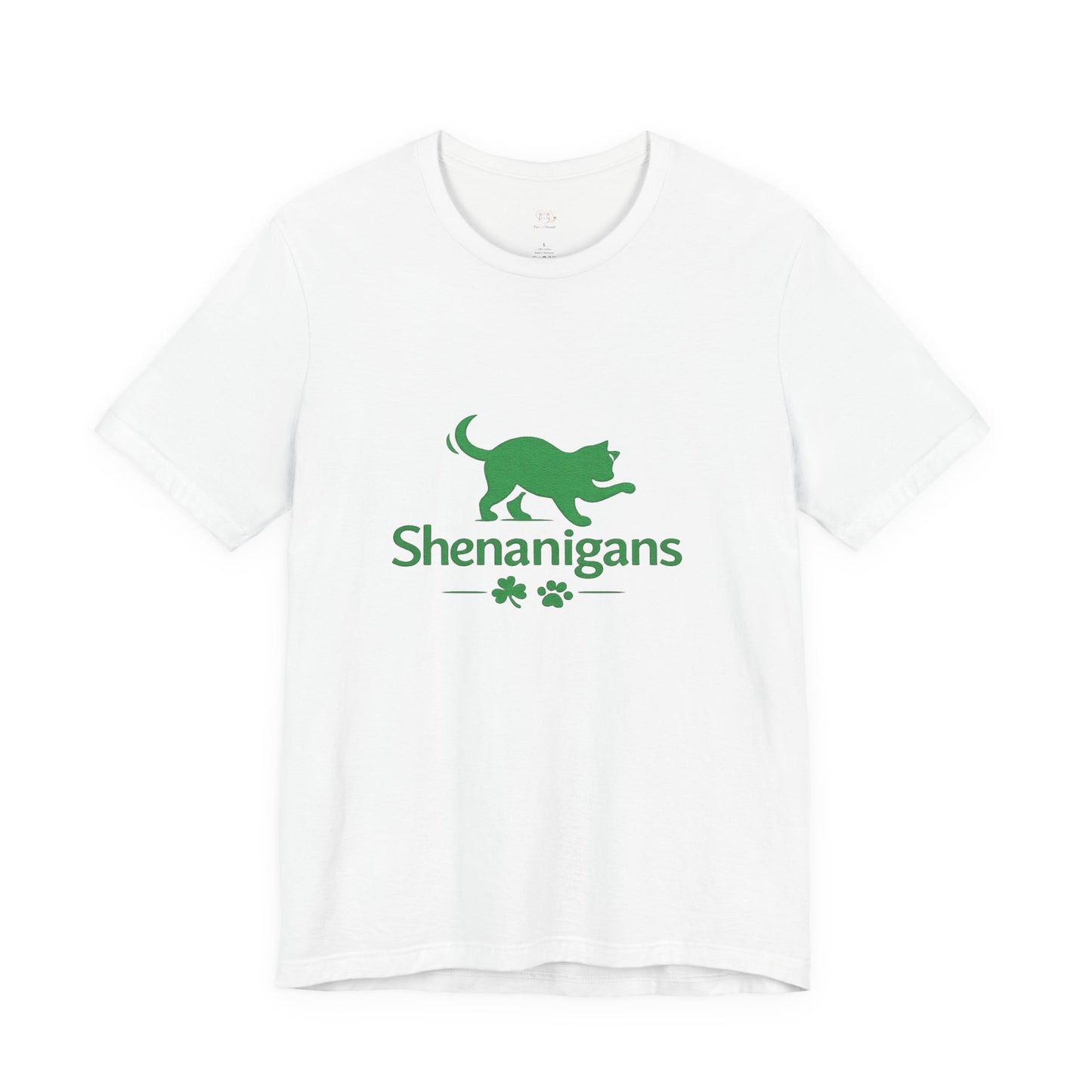 Shenanigans Cat Shirt – St. Patrick’s Day Tee for Cat Lovers