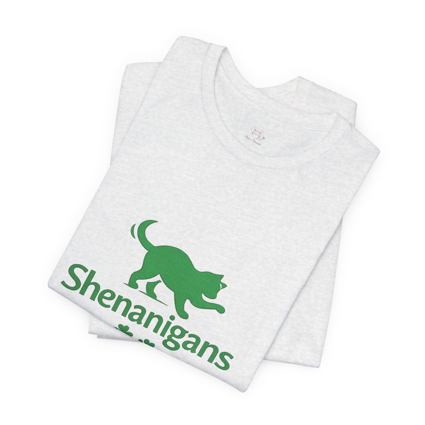 Shenanigans Cat Shirt – St. Patrick’s Day Tee for Cat Lovers