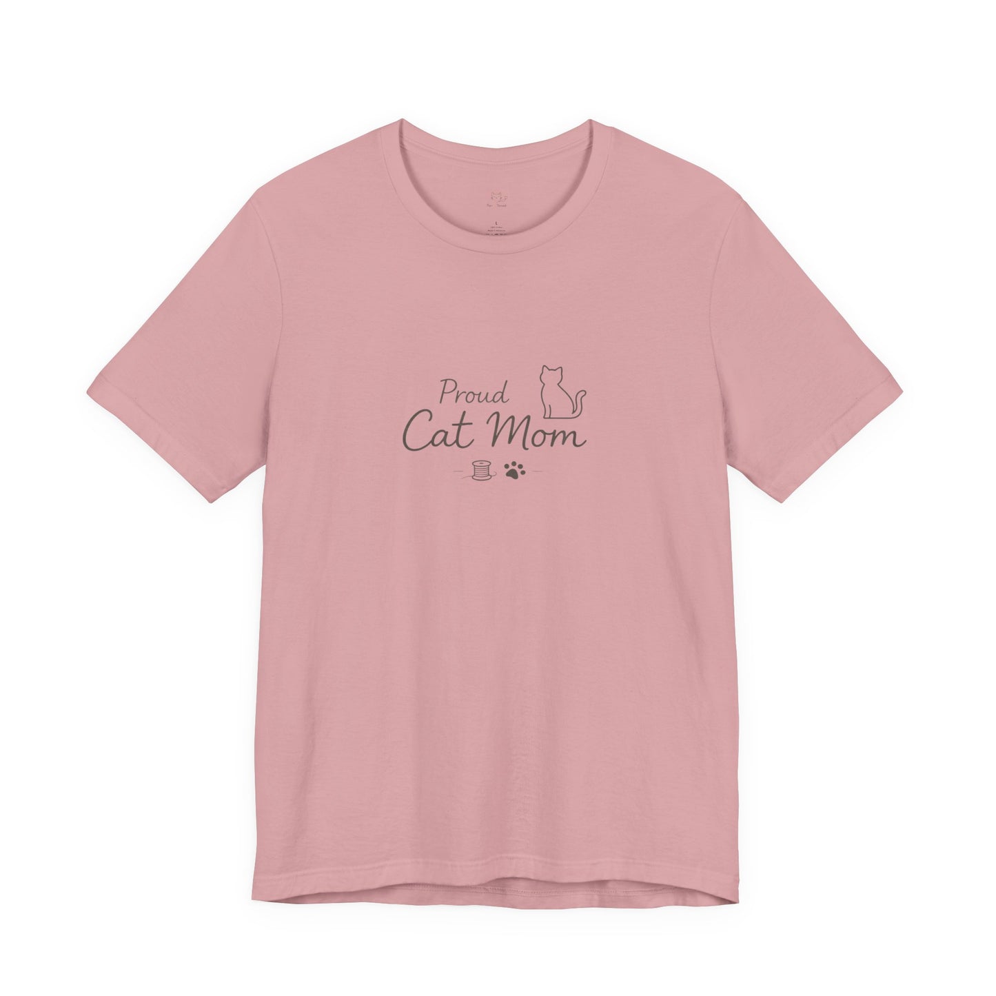 Proud Cat Mom T‑Shirt — Cute Sleeping Cat Tee