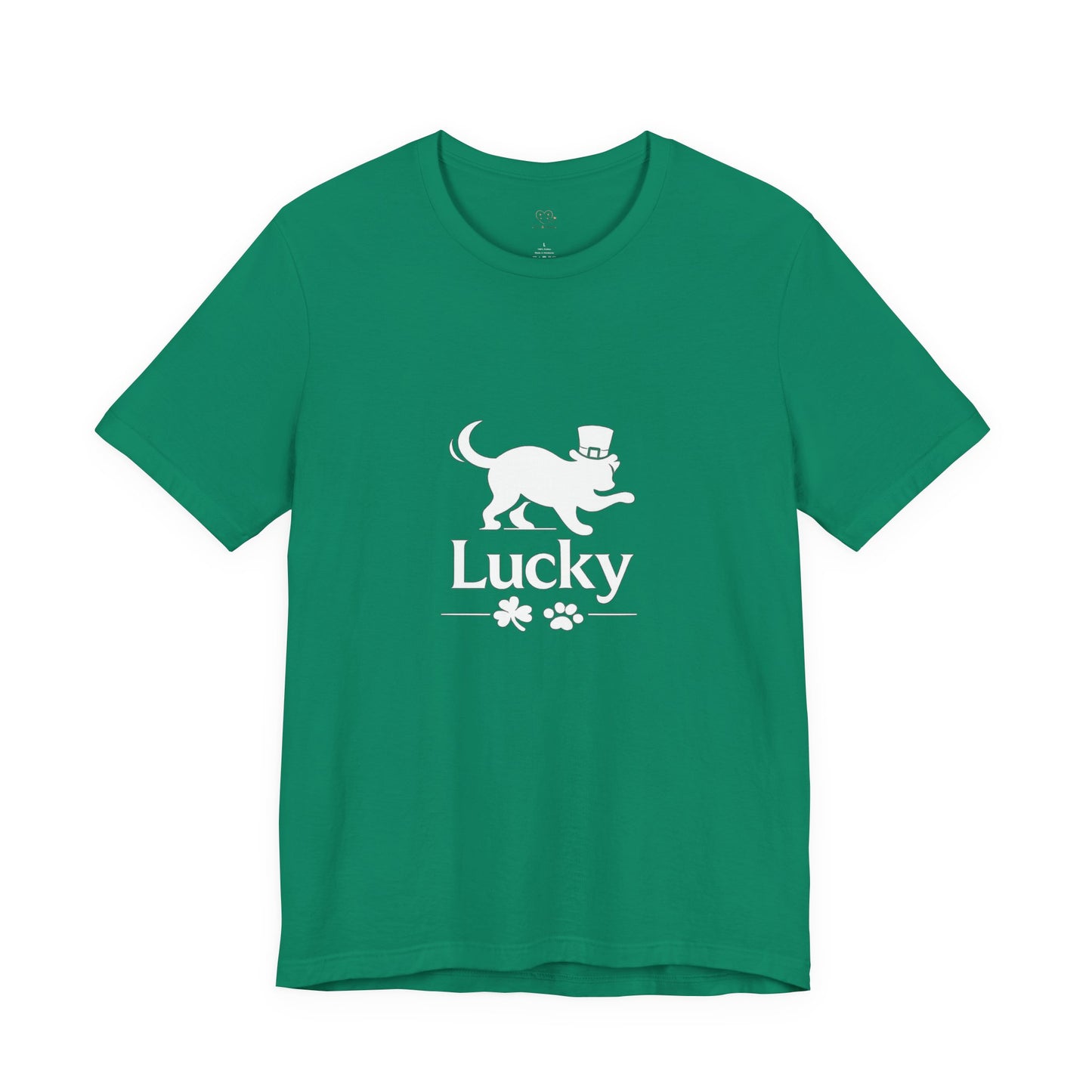 Lucky Cat St. Patrick’s Day T-Shirt | Minimalist Irish Cat Graphic