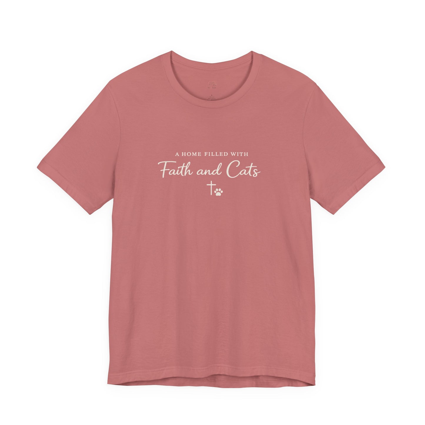 Faith and Cats T‑Shirt — Faith Inspired Christian Cat Tee