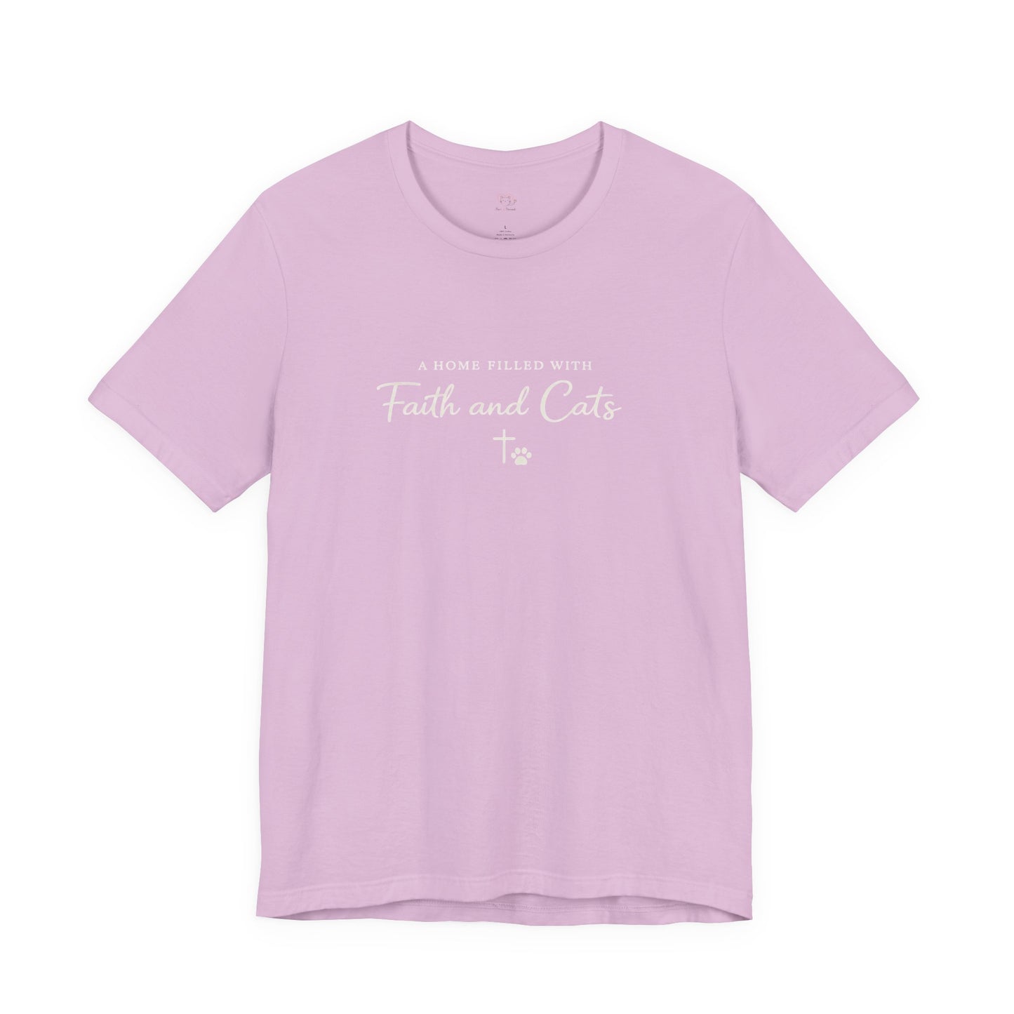 Faith and Cats T‑Shirt — Faith Inspired Christian Cat Tee